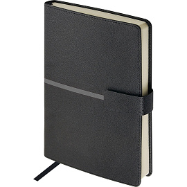 Ежедневник недатированный Bruno Visconti Lyon искусственная кожа А5 136 листов чёрный