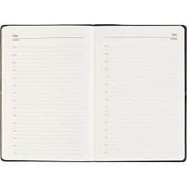 Ежедневник недатированный Bruno Visconti Lyon искусственная кожа А5 136 листов чёрный