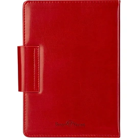 Ежедневник недатированный Bruno Visconti Prestige искусственная кожа А5 160 листов красный, 3-352/04