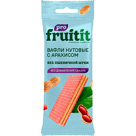 Вафли Fruit it Pro нутовые с арахисом 35 г