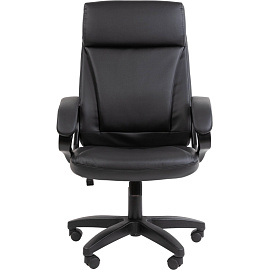 Кресло VT_Chairman 794LT чер.пласт экокожа черная