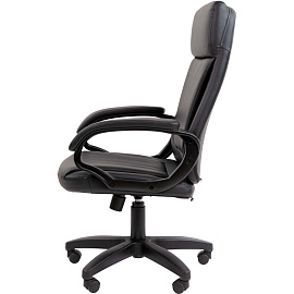 Кресло VT_Chairman 794LT чер.пласт экокожа черная