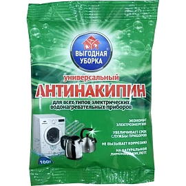 Средство для удаления накипи Антинакипин ВЫГОДНАЯ УБОРКА Универс. 100г,3274