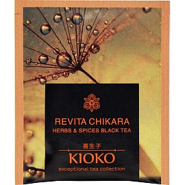 Чай чёрный Kioko Revita Chikara 25 пакетиков