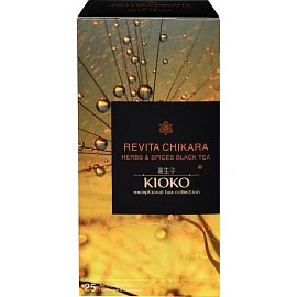 Чай чёрный Kioko Revita Chikara 25 пакетиков