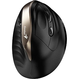 Мышь беспроводная Genius Ergo 8250S чёрная/коричневая (31030031400)