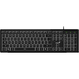 Клавиатура Genius проводн. SlimStar 820 черный