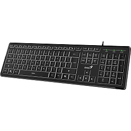 Клавиатура Genius проводн. SlimStar 820 черный