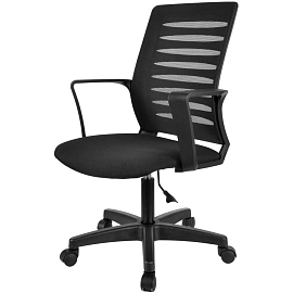 Кресло UA_Webstar GTP Black сетка/ткань, черный, пластик, пиастра