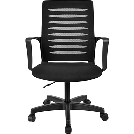 Кресло UA_Webstar GTP Black сетка/ткань, черный, пластик, пиастра