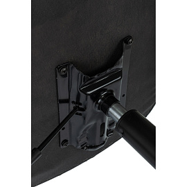 Кресло для руководителя Комус Мебель EChair 660 чёрное (экокожа, пластик)