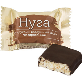 Конфеты шоколадные глазированные Мишкино счастье ореховые 1 кг