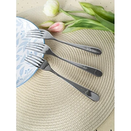 Вилка столовая Mielaje (213) 20.5 см нержавеющая сталь (3 штуки в упаковке)