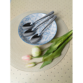 Ложка чайная Mielaje (214) 14.5 см нержавеющая сталь (3 штуки в упаковке)