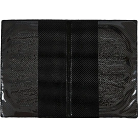 Обложка для удостоверений искусственная кожа чёрная (0504-114-211-0)