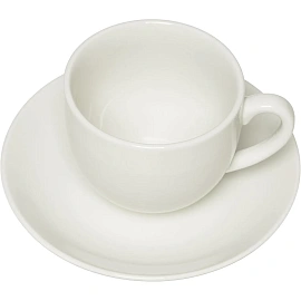 Чайная пара Makalu 220мл, фарфор, бел. 18шт/уп