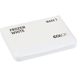 Подушка штемпельная настольная Colop Make 1 белая 90x50 мм