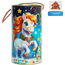 Новогодний сладкий подарок Сказка Туба 1000 грамм, K012