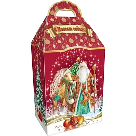 Новогодний сладкий подарок Зима пришла Картон 1200 грамм, K021