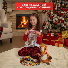 Новогодний сладкий подарок РОКО Лошадка Мираж 800 г