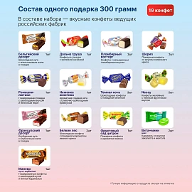 Новогодний сладкий подарок Moroz.ru Киндер-куб 300 г