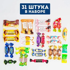 Новогодний сладкий подарок Ёлочные игрушки Картон 500 грамм, K059