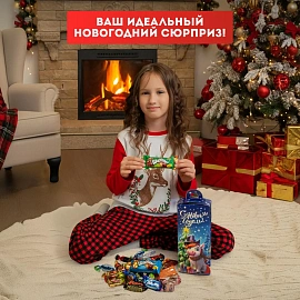 Новогодний сладкий подарок Фокус-Покус Картон 500 грамм, K061