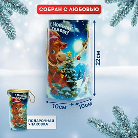 Новогодний сладкий подарок И-го-гоша Туба 1000 грамм, K071