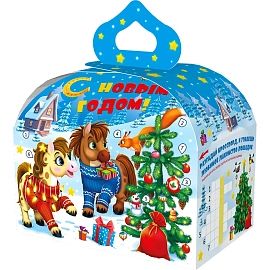 Новогодний сладкий подарок РОКО Веселый праздник 1000 г