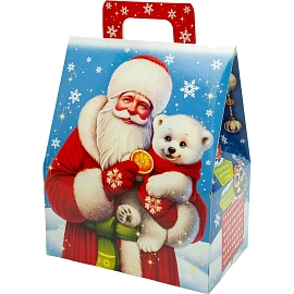 Новогодний сладкий подарок Огоньки Картон 1000 грамм, K077