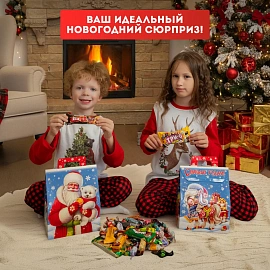 Новогодний сладкий подарок Огоньки Картон 1000 грамм, K077