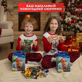 Новогодний сладкий подарок Весельчак Картон 1000 грамм, K083