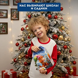 Новогодний сладкий подарок Весельчак Картон 1000 грамм, K083