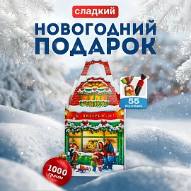 Новогодний сладкий подарок РОКО Сладкий сувенир картон 1000 г