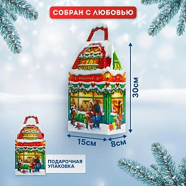 Новогодний сладкий подарок РОКО Сладкий сувенир картон 1000 г