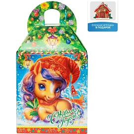 Новогодний сладкий подарок Moroz.ru Черничка 1000 г (с брелком)