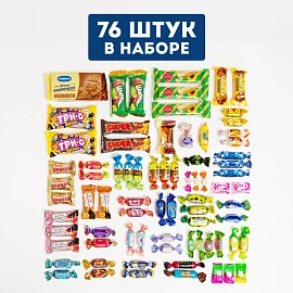 Новогодний сладкий подарок Птицы Фанера 1500 грамм, K100