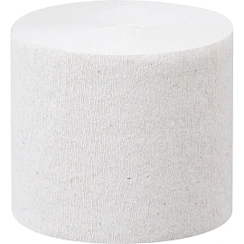 Бумага туалетная Plushe Уют 1-слойная серая без втулки (48 рулонов в упаковке)