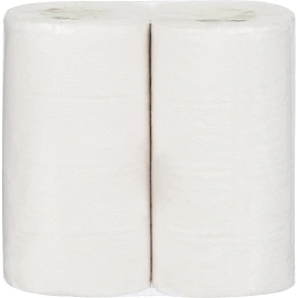 Полотенца бумажные Добрый моток Эко 2-слойные белые 24 рулона по 30 метров