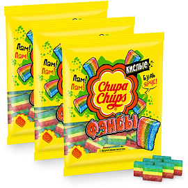 Мармелад Chupa Chups Фансы, 150гx3шт/уп