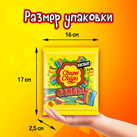 Мармелад Chupa Chups Фансы фрукты 150 г (3 штуки в упаковке)