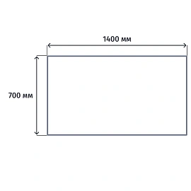 Стол прямой Агат АО-3 (ольха, 1400х700х750 мм)
