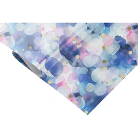 Бумага упаковочная Акварельные пузырьки(70x100см,10л)Собств.разраб.УБ-6802 фото Бумага упаковочная Акварельные пузырьки(70x100см,10л)Собств.разраб.УБ-6802