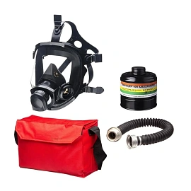 Противогаз промышленный фильтрующий DOT 600 A2B2E2К1АХP3 R D с маской МАГ категория 2 размер универсальный (102-131-0025)