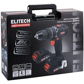 Дрель-шуруповерт ELITECH HD CD 20ISL2 (E2201.041.01)