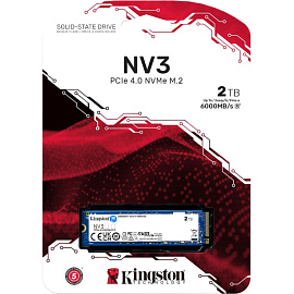 SSD накопитель Kingston NV3 2TB M.2 Pci-E4x4(SNV3S/2000G)