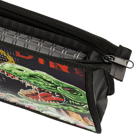 Папка для тетрадей Опасность А5 с 1 отделением на молнии