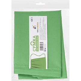 Мешок для сменной обуви 325x230 мм зелёный с ручками