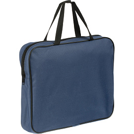 Папка для тетрадей А4 полиэстер с 1 отделением на молнии с ручками