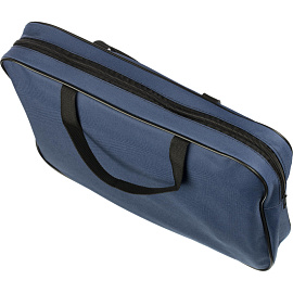 Папка для тетрадей А4 полиэстер с 1 отделением на молнии с ручками